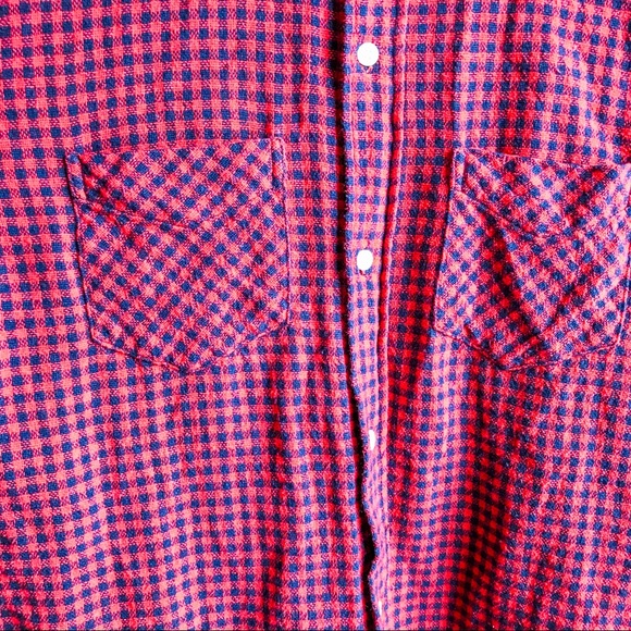 Current/Elliot Womens Size 1 Red Flannel Shirt - Picture 2 of 8
